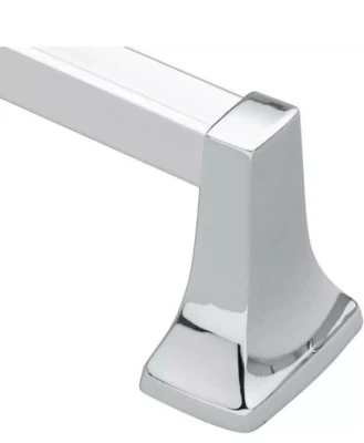 (2)18" Contemporary Towel Bar -  Square,  Chrome A (Lot Of Two ) - Изображение 1 из 3