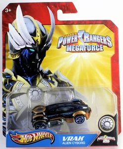 Coche diecast Hot Wheels 2012 Power Rangers Megaforce Vrak Alien Cyborg - Imagen 1 de 1