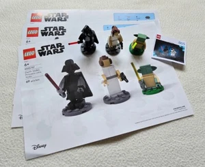 Lego Star Wars Darth Vader, Leia & Yoda Set with Instructions & Event Ticket - Picture 1 of 2
