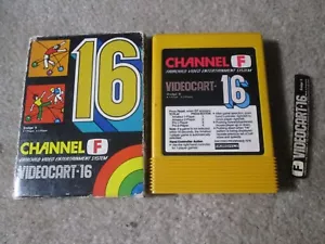 Channel F Videocart 16 Dodge It Complete in Box Good - Picture 1 of 5
