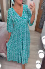 Boho Women's V-Neck Printed Long Dress Summer Plus Size Holiday Casual Party