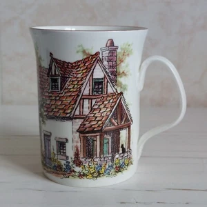 Queensway Cottage Mug Cup Fine Bone China Garden Cat H 10cm Country Farmhouse - Picture 1 of 20