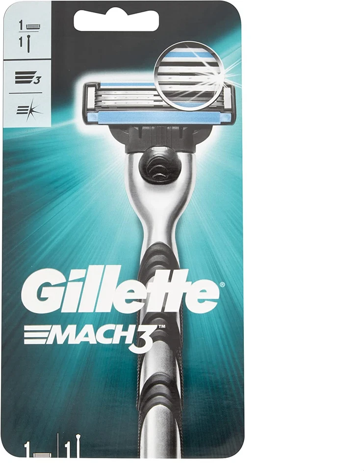 2 x Gillette Mach3 Rasierer mit je 1 Klinge - Bild 1 von 1