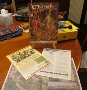 Avalon Hill Runequest Dorastor - Land of Doom 1993 CHAOSIUM RUNEQUEST - Picture 1 of 5