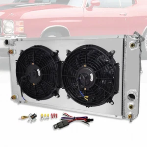 Ventilador de radiador de 3 filas y cubierta para Chevy S10 LS SS ZR2 intercambiable 4,3 V6 AT MT 1996-2005 - Imagen 1 de 5