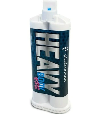 HOUSE BRAND Heavy Body Fast Set, Dental Impression Material 50mL Cartridge (Choose Qty)