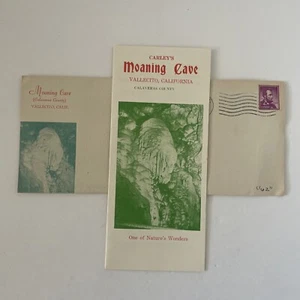 Vintage 1962 Carley's Moaning Cave Vallecito California Tourist Pamphlet - Picture 1 of 1