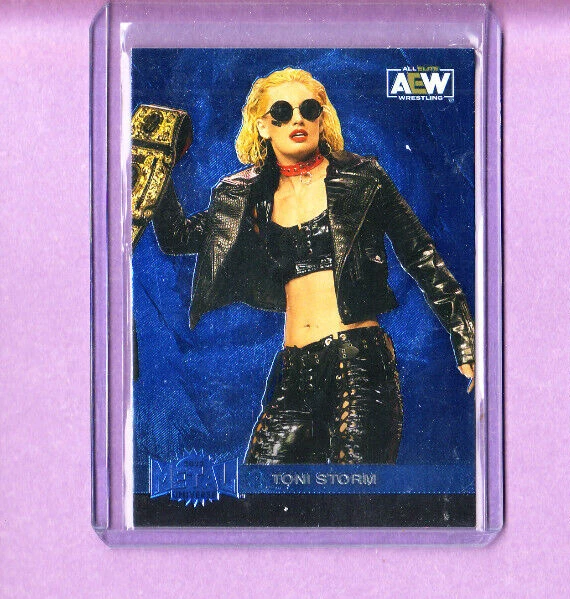 Toni Storm-*Blue* AEW Trading Card-2022 Metal Universe-#110-All Elite-Mint - Image 1 of 1
