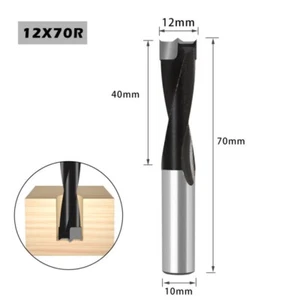 Broca para madera 2 piezas de punta de brad con punta de carburo de diámetro perforado para mano derecha - Imagen 1 de 5