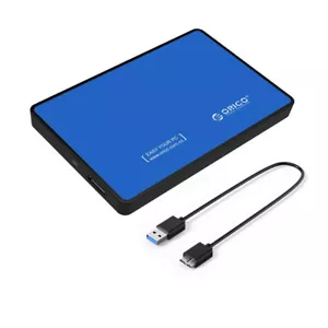 ORICO USB 3.0 External Hard Drive Enclosure Caddy Case 2.5 inch SATA HDD/SSD Blu - Picture 1 of 8