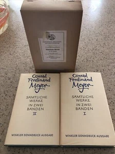 C F Meyer Samtliche Werke in Zwei Banden Vol 1 & 2 deutsch - Bild 1 von 9