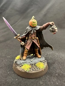 Halloween Fighter Rogue Razziatore Piatto Miniatura Metallo Miniatura 5e AD&D - Foto 1 di 2