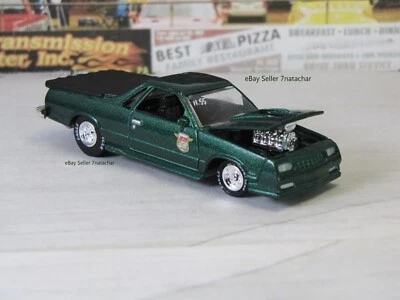1983 - 1987 Chevy El Camino SS Pro Street 1/64 Scale Drag Slicks Wheels C - Image 1 of 4