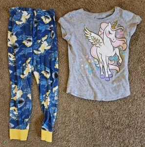 SET OF 2 T-SHIRT & PANTS GIRLS SIZE 7 BY JUMPING BEANS - Picture 1 of 1