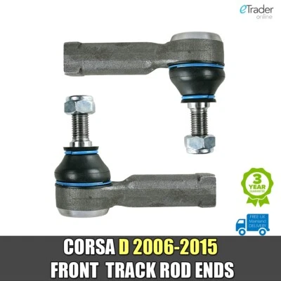 Vauxhall Corsa D MK3 Front Outer Track Rod Ends x2 2006 - 2014 PAIR NEW - Image 1 of 4