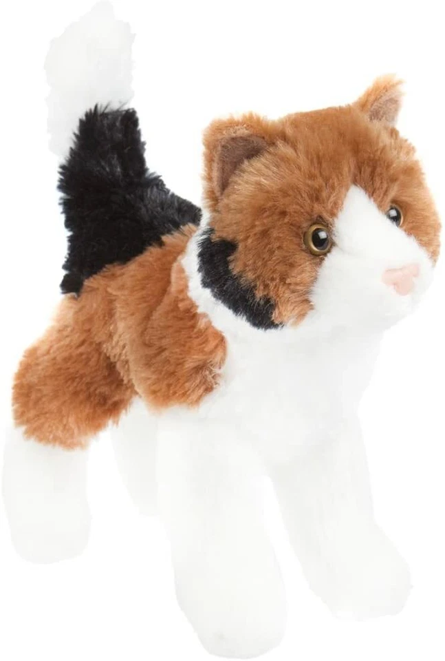 8 Inch Maps Calico Cat Plush Stuffed Animal by Douglas