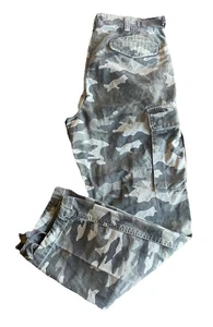 Banana Republic Camo Cargo Pants Men’s 33x30 R 100% Cotton - Picture 1 of 8