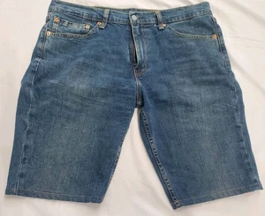 Levis 511 Denim blau Jeansshorts Mid Rise - Herren 36 x 11,5 tatsächliche Größe toller Zustand - Bild 1 von 11