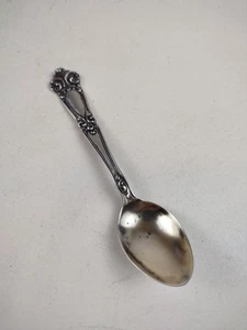 Sterling Silver Baker Manchester Pat 1904 BMS1 DEMITASSE SPOON No Mono 4" - Picture 1 of 6