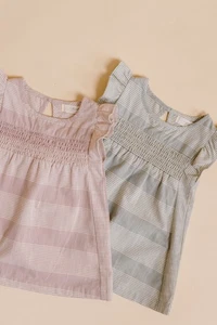 Pehr Ruffle Dress And Bloomers 18-24 Months NWT - Picture 1 of 8
