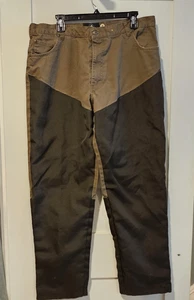 RedHead Pants Mens 36x32 Brown Black Brush Upland Hunting Double Front BPOM309 - Picture 1 of 16