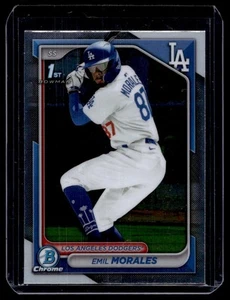 Bowman Chrome Prospects 2024 Emil Morales Los Angeles Dodgers #BCP-221 - Imagen 1 de 2