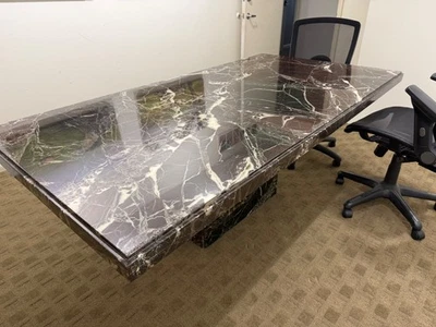  Breccia Vino Marble Table  for Dining room or Conference room - Image 1 of 4