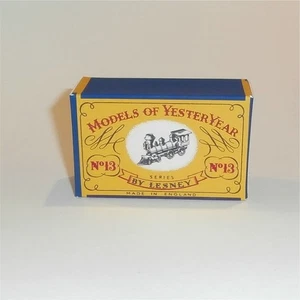 Matchbox Lesney Yesteryear 13 a Santa Fe Locomotive B Style Repro Box - Picture 1 of 5