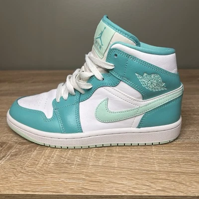 Nike Air Jordan 1 Mid "Verde Marino" - Mujer Talla 6 Foto 1 de 4
