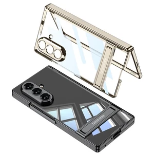 Funda con bisagra a prueba de golpes con soporte para Samsung Galaxy Z Fold7 con protector de pantalla - Imagen 1 de 12