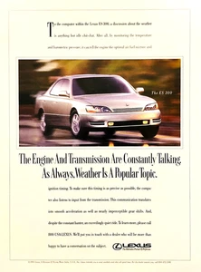 1995 LEXUS ES 300 4-DOOR SEDAN—VINTAGE MAGAZINE ADVERTISEMENT—ORIGINAL PRINT AD - Picture 1 of 1