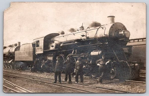 Postal RPPC Locomotora Tren NY Central 8488 F.N Bovee Fotógrafo Lansing MI - Imagen 1 de 2