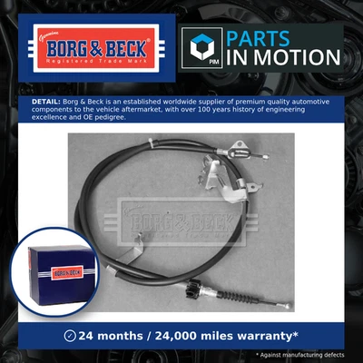 Cable de freno de mano para TOYOTA YARIS/VITZ NSP131 1.8 trasero izquierdo 2017 en 2ZR-FE (SC) Foto 1 de 4