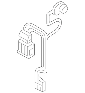 Genuine Audi Socket & Wire 4G5-945-222-C - Picture 1 of 2