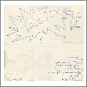 The Beatles John Lennon 1967 Autographed Speakeasy Club London Handbill (UK) - Picture 1 of 2