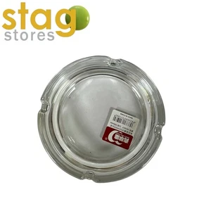 Deli Glass Ashtray - 10.5cm - Crystal Clear - Brand New - Multibuy - Picture 1 of 4
