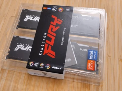 128 GB DDR5 RAM: 2 x 64 GB 5600 Kingston Fury Beast - Marktwert über 1000 Euro ! - Bild 1 von 4