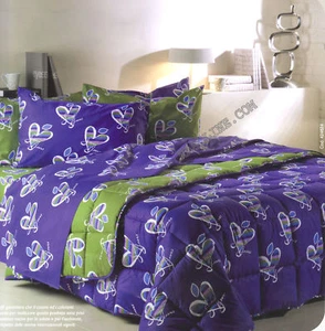 Completo Copripiumino Lenzuola Trendy Sweet Years Blu Verde Cuori Caleffi - Bild 1 von 1