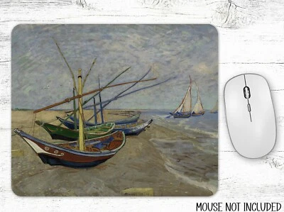 Van Gogh Famous Painting Mouse Pad Mat Neoprene Rectangle Non Slip Print #13 - image 1 of 4