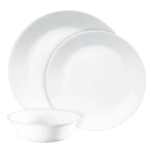 NEW Corelle Winter Frost Dinner Set 12 Piece Set By Spotlight - Picture 1 of 4