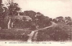 (av06) Postal Luccombe cerca de Shanklin Cottage Levy LL Selecta - Isla de Wight - Imagen 1 de 2