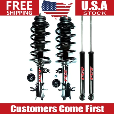 Juego de 4 amortiguadores delanteros completos de puntal y traseros para Chevrolet Aveo5 FCS 2007-2011 Foto 1 de 4