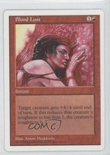 1997 Magic: The Gathering - Core Set: 5th Edition Blood Lust 0c5