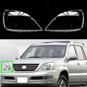 2PC Headlight Lens Cover Shell Lampshade Cap Seal Glue For Lexus GX470 2003-2009 - Picture 1 of 8