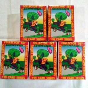 5 1990 Rad-Dudes Pacific Trading Card Collectors Sets 1st Series FACTORY SEALED