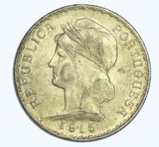 Portugal  1915 1 Escudo Silver