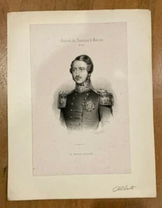 Prince Albert Portrait - Litho Art Print - Perfect for Framing - Picture 1 of 1