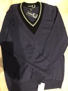 Fred Perry Raf Simons Pullover M, brandneu, Mod, UVP 225 €, made In Italy - Bild 1 von 6
