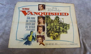 Póster de media hoja occidental colgante de John Payne Jan 1953 vencido G+ C4,5 - Imagen 1 de 1