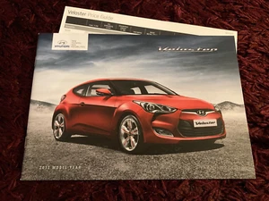 Hyundai Velostar Brochure 2012 - UK Issue inc Sport & Turbo SE + Price List - Picture 1 of 1